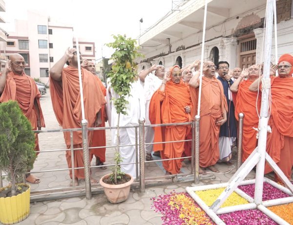 જૂનાગઢમાં શ્રી સ્વામિનારાયણ મુખ્ય મંદિર ખાતે સ્વાતંત્ર્ય પર્વની ઉજવણી