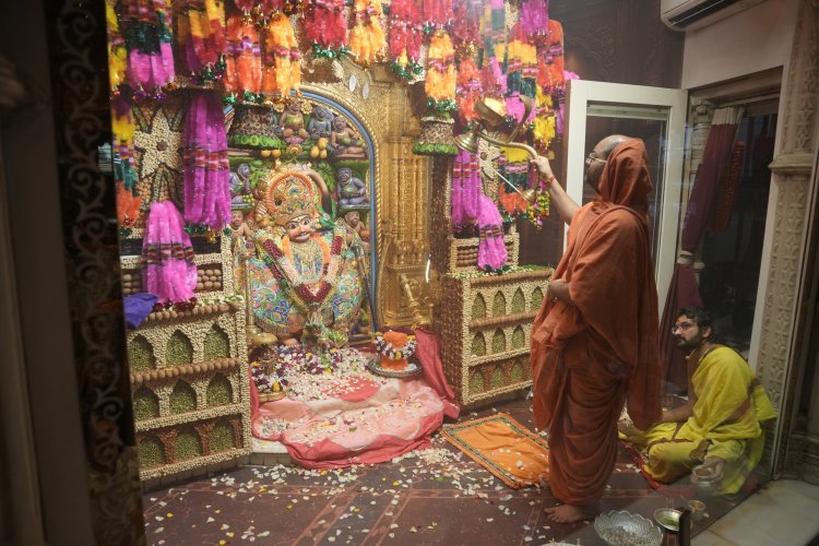 સાળંગપુરધામમાં પવિત્રા એકાદશીએ કષ્ટભંજનદેવનું ભવ્ય રાજોપચાર પૂજન, હજારો ભક્તોએ લીધા દિવ્ય દર્શન