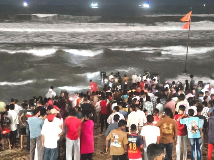 બાણગંગા શિવલીંગ પર ‘શિવજીની આંખ’ દેખાયાની અફવાથી લોકોનાં ટોળા ઉમટી પડયા