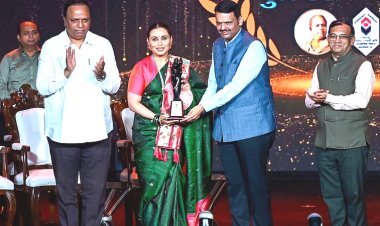 રાની મુખર્જીને ‘રાજ કપૂર સ્પેશિયલ કોન્ટ્રિબ્યુશન એવોર્ડ’થી કરાઈ સન્માનિત