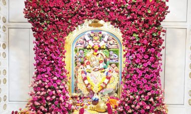 શનિવારે શ્રીકષ્ટભંજનદેવ દાદાનેદિવ્ય વાઘા તેમજ ગુલાબના ફૂલોનો દિવ્યશણગાર કરાયો