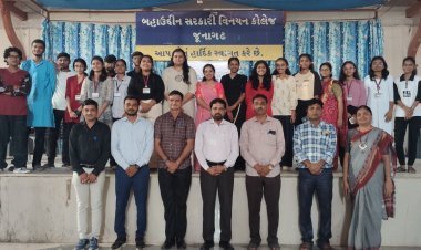 બહાઉદ્દીન કોલેજમાં ‘આત્મહત્યા નિવારણ દિવસ’ નિમિત્તે જાગૃતિ કાર્યક્રમ યોજાયો
