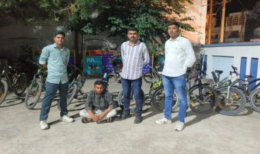 જૂનાગઢમાં ૯ ચોરાઉ સાયકલ સાથે ‘ચોર’ને ઝડપી લેતી પોલીસ