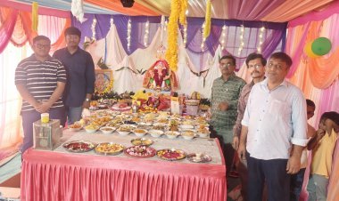 જૂનાગઢમાં તક્ષશિલા ચા ગણેશ, અન્નકુટ દર્શન સાથે દુંદાળા દેવની માટીની મૂર્તિનું વિસર્જન