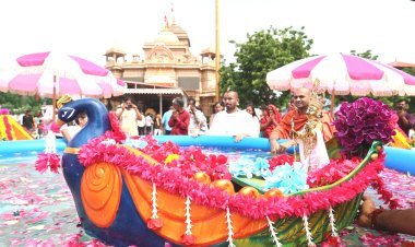 શ્રી કષ્ટભંજન દેવ હનુમાનજી મંદિર ખાતે જલઝીલણી એકાદશીની ઉજવણી કરાઈ