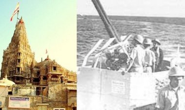 યાત્રાધામ દ્વારકામાં વિજય વિરાટ દિનની ધામધૂમ સાથે ઉજવણી કરાઇ  દ્વારકાધીશ જગત મંદિરમાં કાળિયા ઠાકોરને વામન સ્વરૂપના શૃંગાર કરાયો