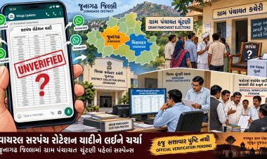 જૂનાગઢ-વિસાવદરમાં સરપંચ બેઠકોનું કથિત રોટેશન લિસ્ટ વાયરલ થતાં વિવાદ, વિપક્ષે તપાસ અને કાર્યવાહી માગી