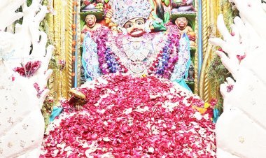 શ્રી કષ્ટભંજનદેવ દાદાનું દિવ્ય રાજોપચાર પૂજન કરાયું