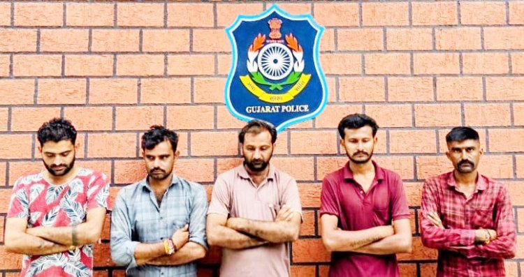 મિયાણી ગામે કોડીલા સીમમાં જાહેરમાં રમતા જુગાર રમતા પાંચ જુગારીઓ ઝડપાયા