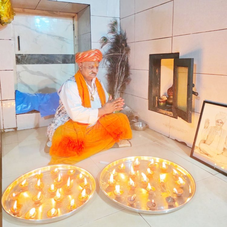ઉપલા દાતાર ખાતે વડાપ્રધાનના જન્મદિવસ નિમિતે દીવડા પ્રગટાવી અને દીર્ઘાયુષ્ય માટે પ્રાર્થના કરી શુભેચ્છા સંદેશ પાઠવ્યો