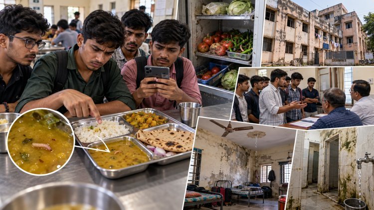 જૂનાગઢમાં ડો. આંબેડકર બોયઝ હોસ્ટેલમાં દાળ-ભાતમાંથી જીવડા નીકળ્યા : વિદ્યાર્થીઓમાં ભારે રોષ
