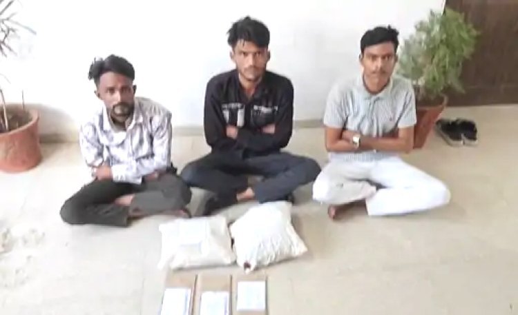 રેન્જ આઈજીની ટીમનો સપાટો : વિસાવદર બસ સ્ટેશન પાસેથી લાખોના ગાંજા સાથે સુરતના ત્રણ શખ્સો ઝડપાયા