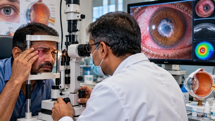 આંખમાં તીવ્ર દુખાવો અને પ્રકાશ સહન ન થાય? Corneal Ulcerને સામાન્ય લાલ આંખ સમજી અવગણશો નહીં