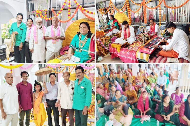 પોરબંદર : રેલવે સ્ટેશનના ભીમનાથ મહાદેવ અન્નક્ષેત્રે ભાગવત કથામાં વામન જન્મોત્સવની ધામધૂમથી ઉજવણી