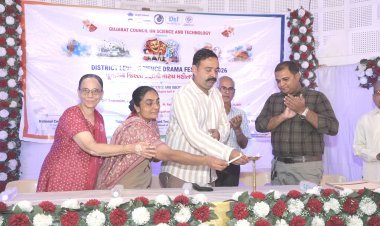 જૂનાગઢમાં રાષ્ટ્રીય વિજ્ઞાન નાટક મહોત્સવની જિલ્લા કક્ષાની સ્પર્ધા યોજાઈ