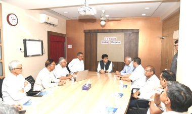 સૌરાષ્ટ્ર અને કચ્છ વિસ્તારના ખ્યાતનામ બી.ટી.સવાણી કિડની હોસ્પિટલની આરોગ્યમંત્રી પ્રફુલભાઈ પાનસેરિયાએ શુભેચ્છા મુલાકાત લીધી હતી
