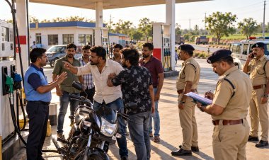 માળીયાનાં રામવાવના પાટીયા નજીક પેટ્રોલ ભરવામાં મોડુ થતા ધમકી આપી - ૭ સામે ફરીયાદ