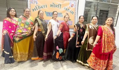દશેરા નિમિત્તે મોચી મહિલા મંડળ, જૂનાગઢ દ્વારા ભવ્ય ગરબા મહોત્સવ યોજાયો