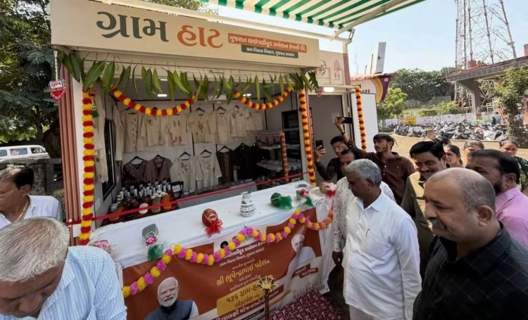 કેશોદ ST બસ સ્ટેન્ડ ખાતે ‘ગ્રામ હાટ’નો પ્રારંભ, સખી મંડળની બહેનોને મળશે વિનામૂલ્યે વેચાણની જગ્યા