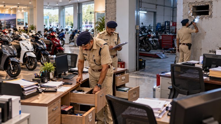 જૂનાગઢમાં હોન્ડા કંપનીના શો રૂમમાંથી રૂા.૭૯૯૦૦ની ચોરી - ૩ અજાણ્યા શખ્સો વિરૂધ્ધ ફરીયાદ