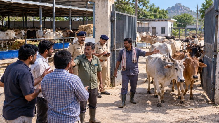 મહાનગરપાલિકા, જૂનાગઢ સંચાલિત ગિરનાર ગૌશાળામાંથી ગૌવંશ અનઅધિકૃત રીતે લઈ જતાં ફરિયાદ દાખલ કરવામાં આવી